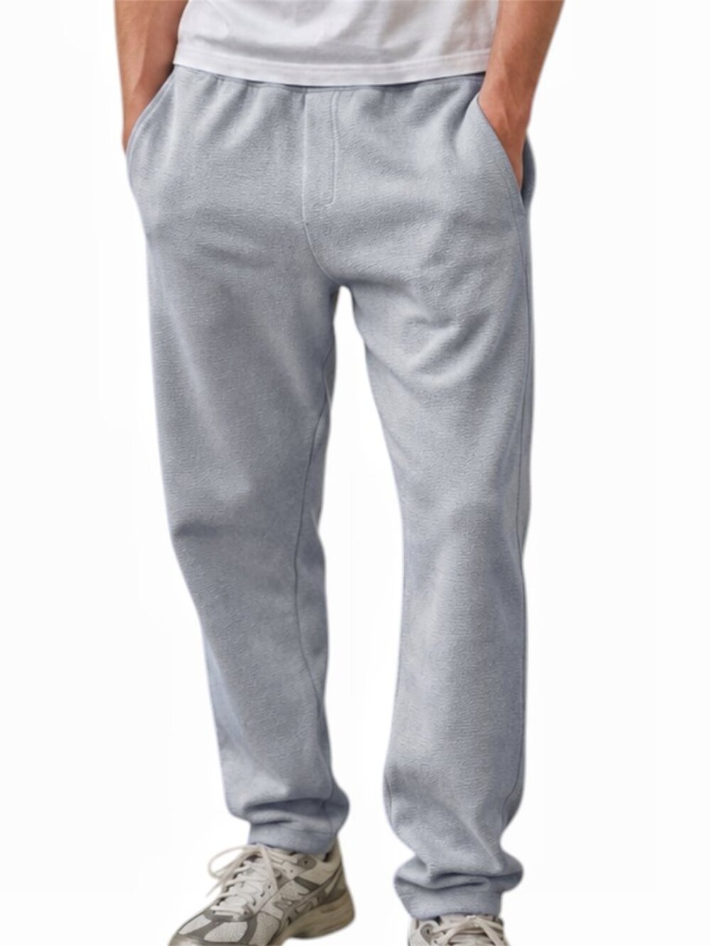 S/M Mens Lululemon Textured Spacer Classic Tapered Pant light Gray
